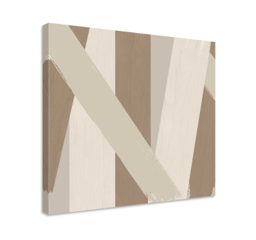 Sand color canvas art - TenStickers