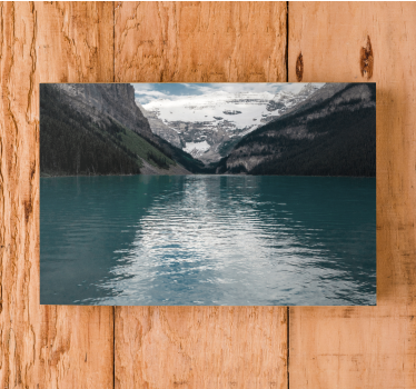 3D mountain landscape river 3D canvas pictures - TenStickers