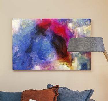 Abstract  colors painting  canvas art - TenStickers