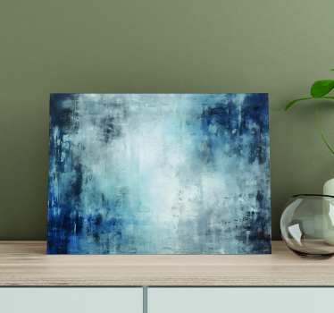 abstract paing living room wall art - TenStickers
