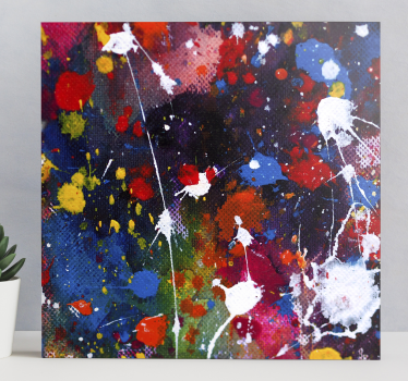 Acrylic paint canvas art - TenStickers