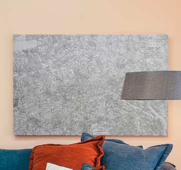 City map Berlin city skyline prints - TenStickers