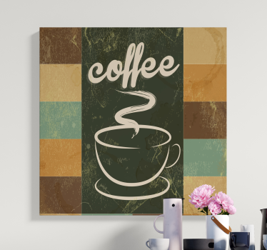Coffee Restaurant canvas print - TenStickers