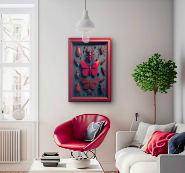 Colección de insectos enmarcadosFramed Insect Collection living r - TenStickers
