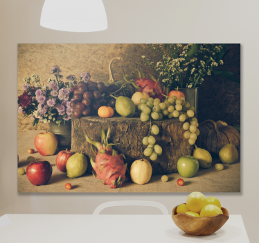 Different fruits Kitchen canvas art - TenStickers