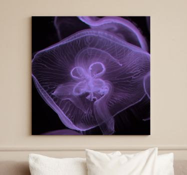 Jellyfish art animal canvas - TenStickers