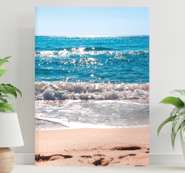 Landscape canvas coastal calm - TenStickers