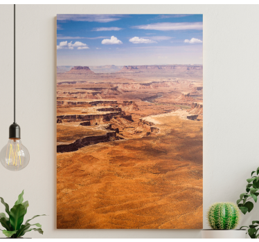 Landscape canvas desert canyon vista - TenStickers