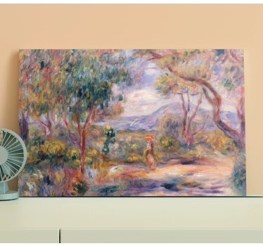 Landscape canvas sunny garden path - TenStickers