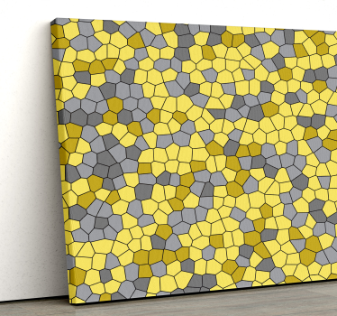Pantone mosaic photo mosaic canvas - TenStickers