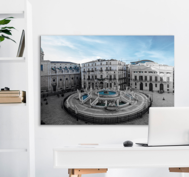 Piazza Pretoria in Palermo City skyline prints - TenStickers