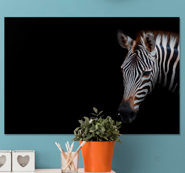 Pop Art zebra canvas prints - TenStickers