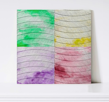 Ramblas tiles  living room wall art - TenStickers