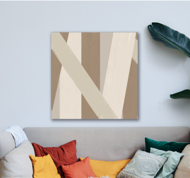 Sand color canvas art - TenStickers