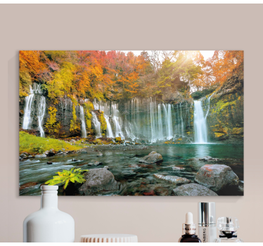 Waterfall for living room landscape wall art - TenStickers