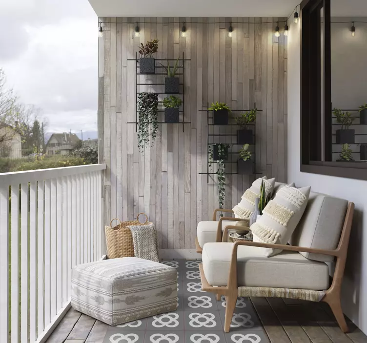 Imitation wood furniture sticker - TenStickers