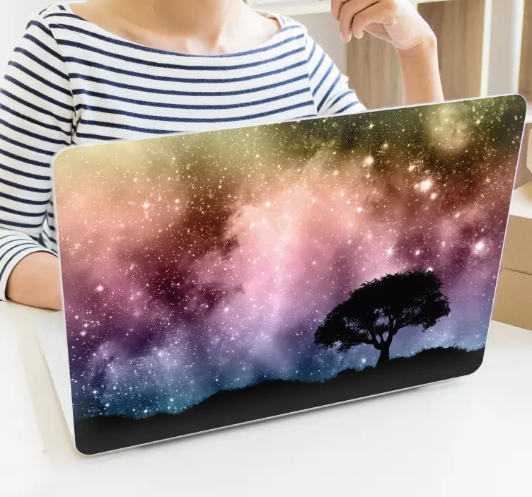 Personalisable photo laptop sticker - TenStickers