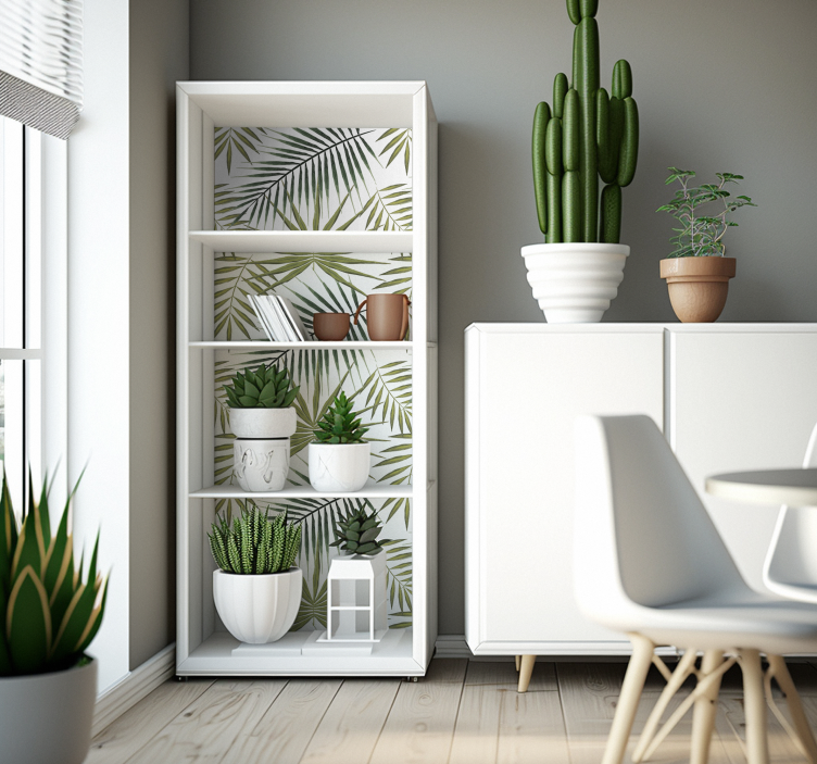 Palm leaves furniture decal  3600 - TenStickers