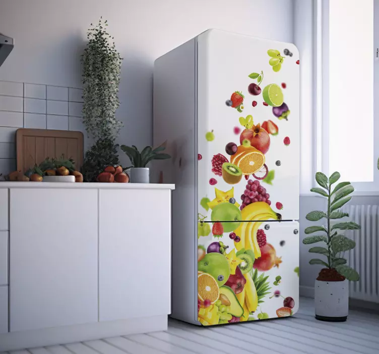Vinyl Fruit fridge sticker - TenStickers