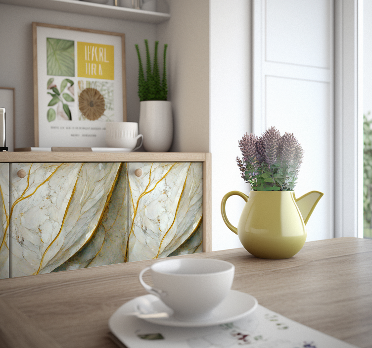 luxury "Marbella" marble furniture decal  3600 - TenStickers