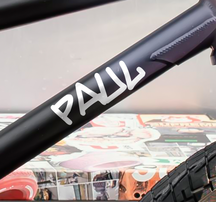 BMX design stylish bike sticker - TenStickers