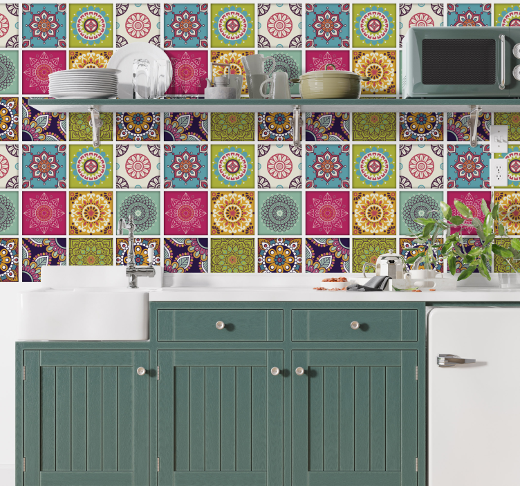Moorish wall border tile transfer - TenStickers