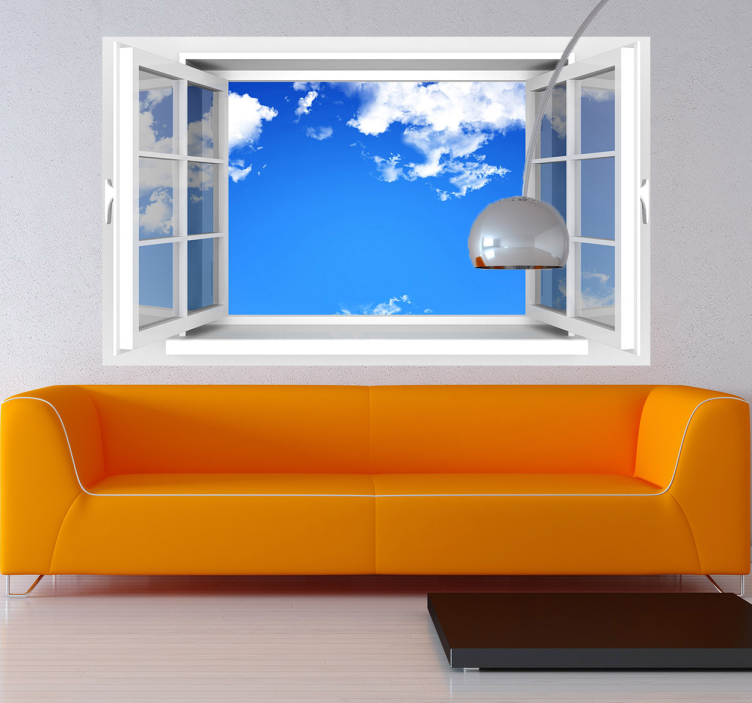 Open Window Wall Stickers - TenStickers