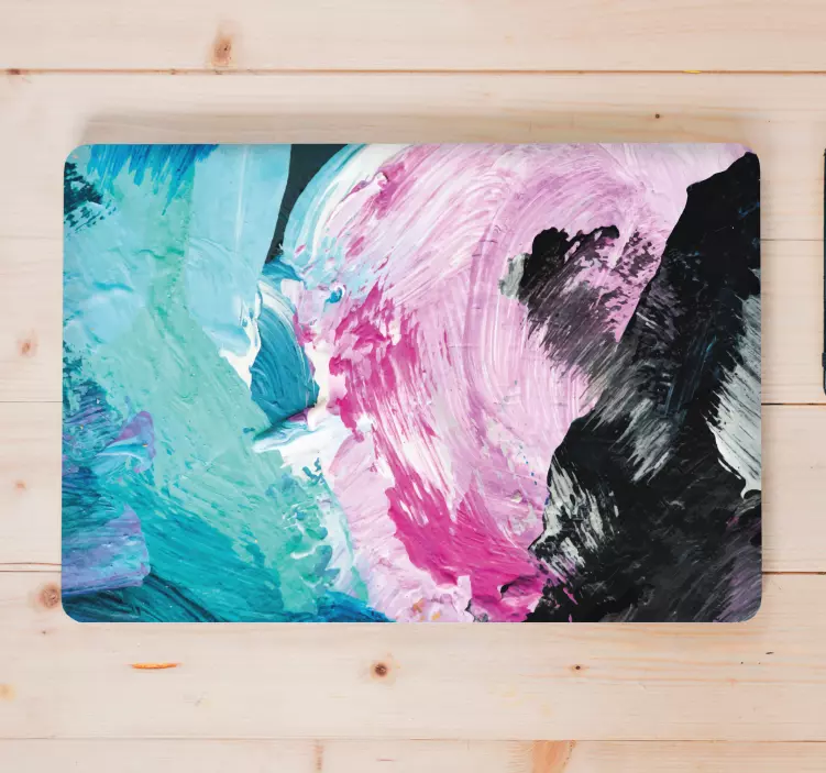 Abstract Brush Strokes laptop skin - TenStickers