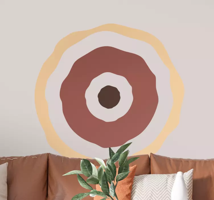 African Circles Sticker - TenStickers