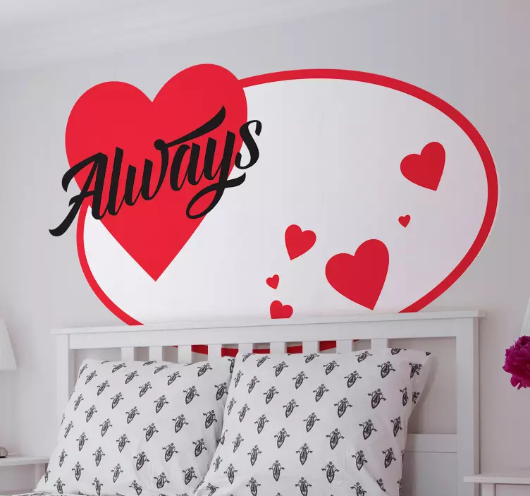 Always love vinyl sticker - TenStickers