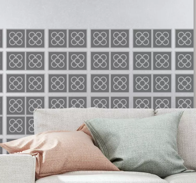 Barcelona panot tile sticker - TenStickers