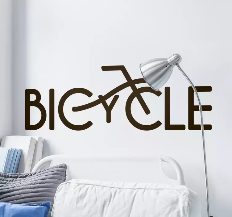 Bicycle Wall Sticker - TenStickers