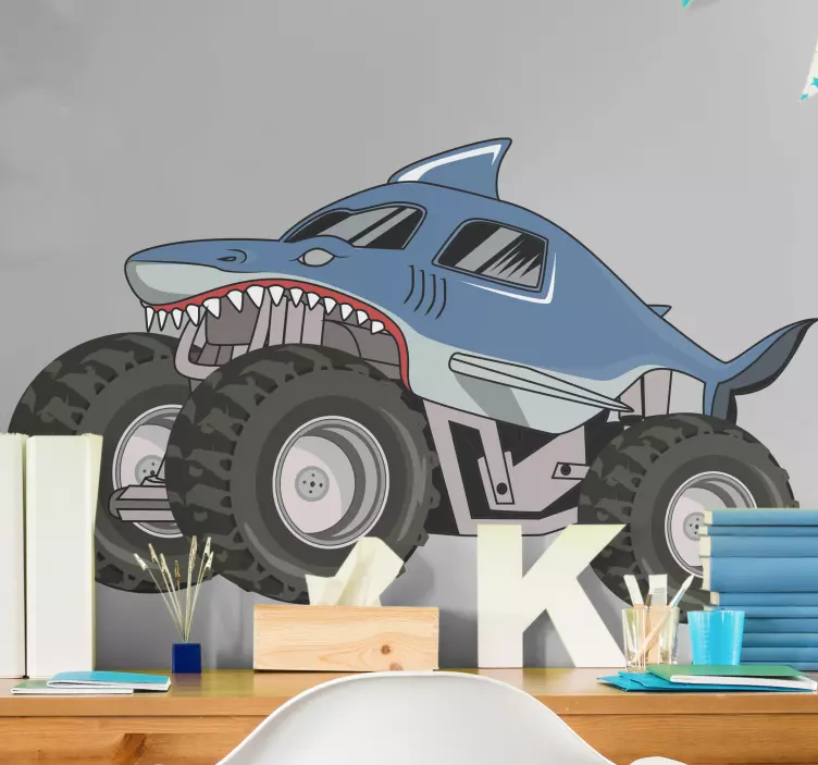 Big monster truck car sticker - TenStickers