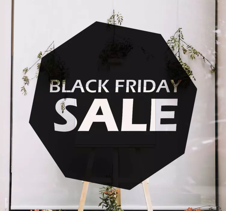 Black Friday tag black friday decal - TenStickers