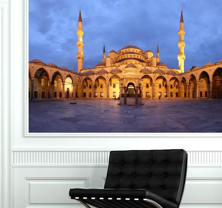 Blue Mosque Photo Mural - TenStickers
