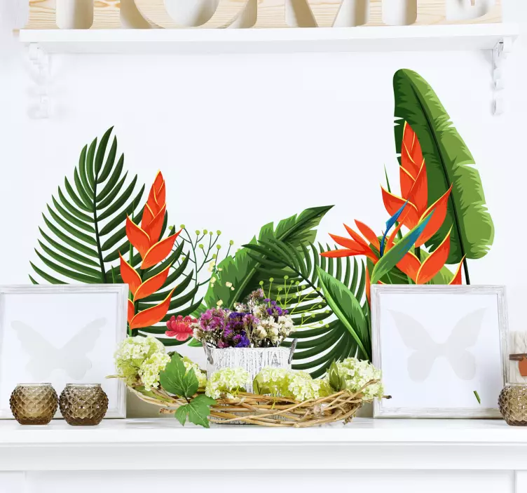 Botanical Plants Decal - TenStickers