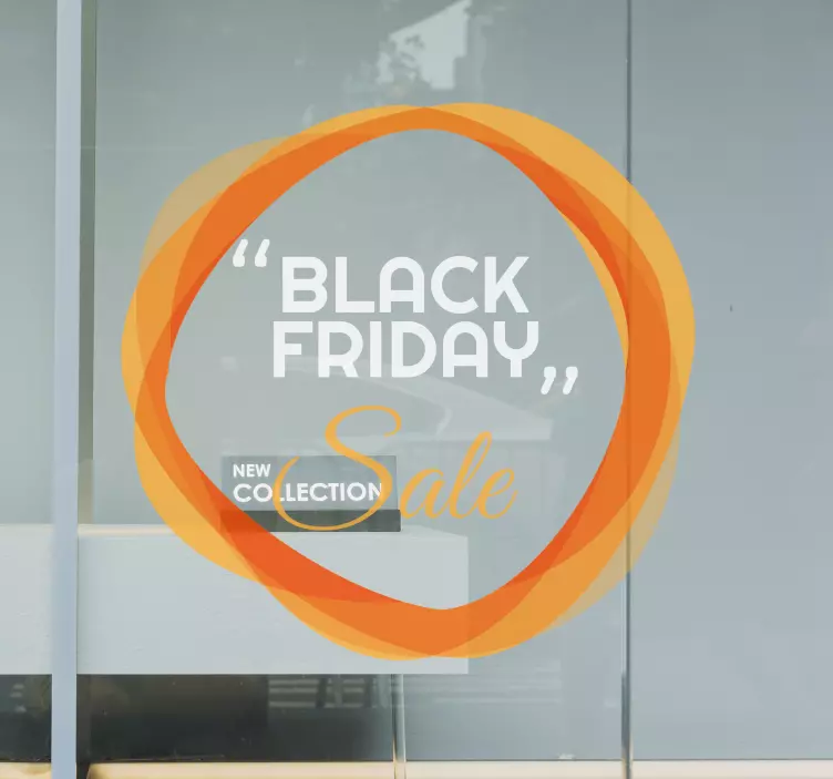 Bright Black Friday black friday stickers - TenStickers