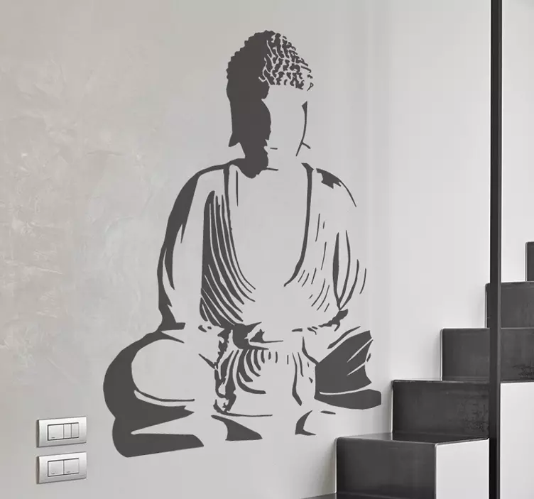 Buddha Decorative Wall Decal - TenStickers