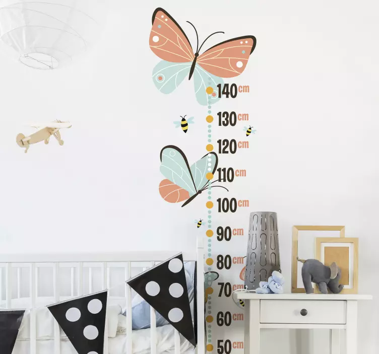 butterflies and bees butterfly decal - TenStickers