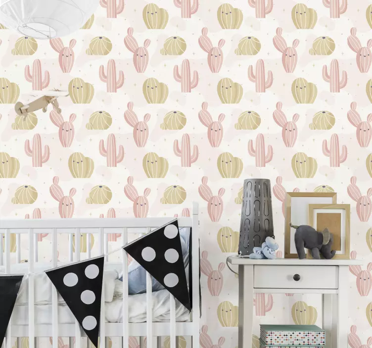 Cactus plant wall sticker - TenStickers