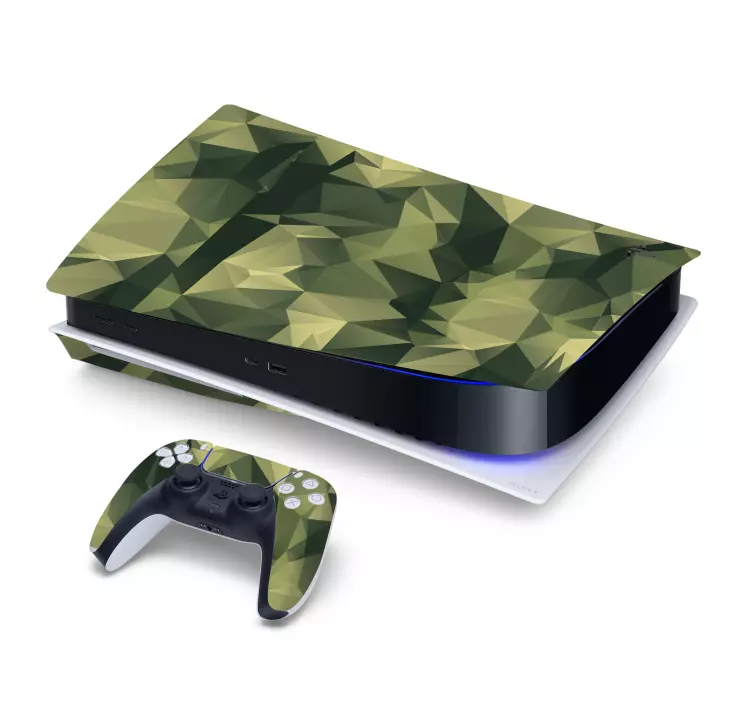 Camouflage war PS5 stickers - TenStickers