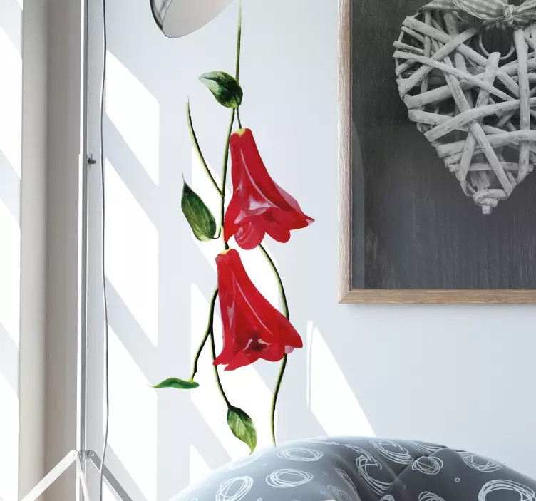 Chilean Bell Flower Wall Sticker - TenStickers