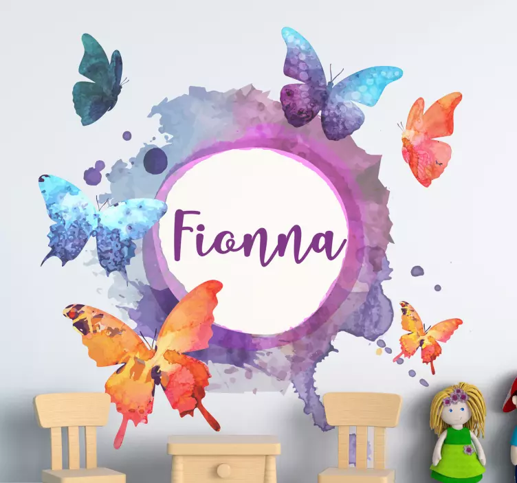 Circle Splash wall art sticker - TenStickers