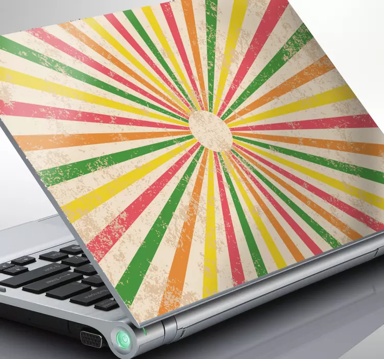 Circus Theme Laptop Sticker - TenStickers