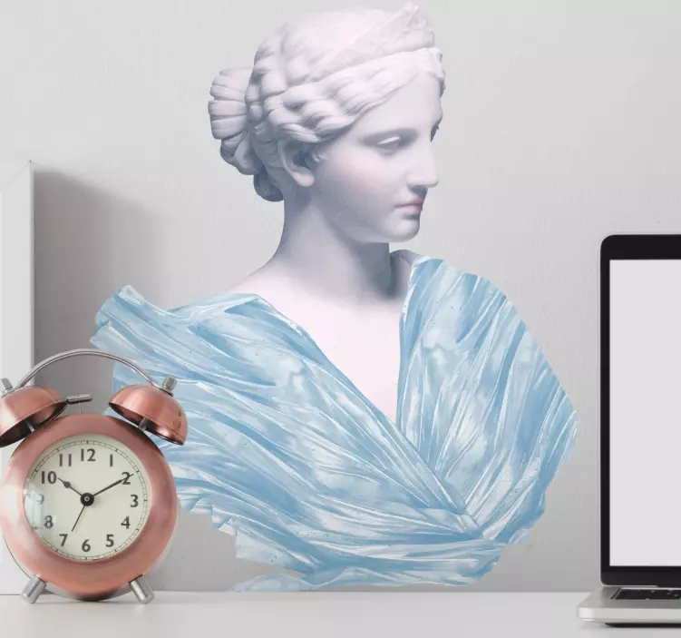 Classical Female Bust wall art sticker - TenStickers