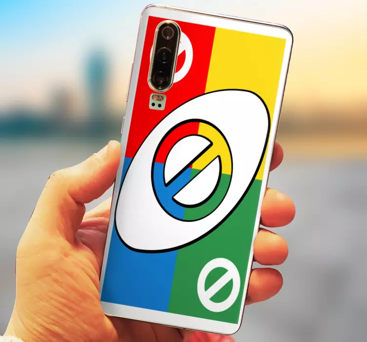 Colorful Graphic Pattern huawei sticker - TenStickers