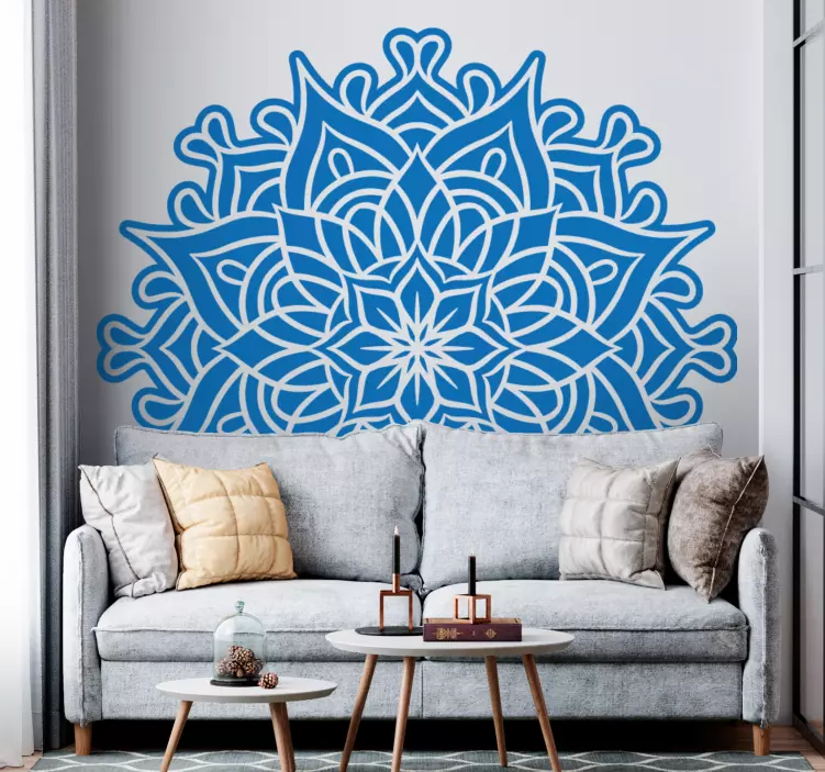 Complex Motif geometric wall sticker - TenStickers