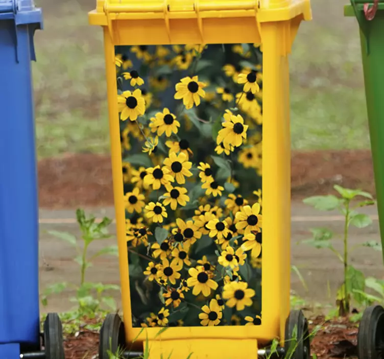 Daisies  Container sticker - TenStickers