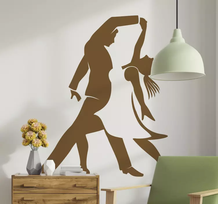 Dance school dance wall sticker - TenStickers