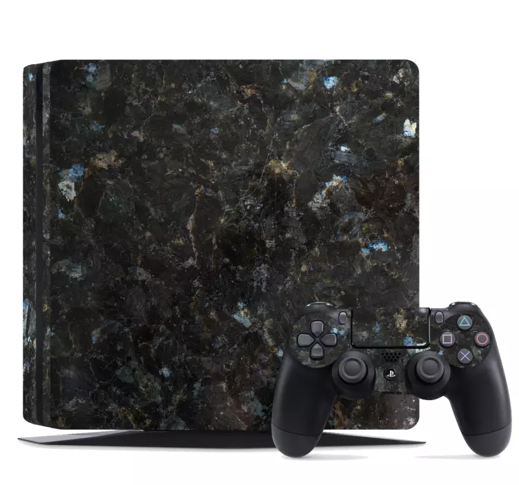 Dark Marble PS4 Skin Sticker - TenStickers